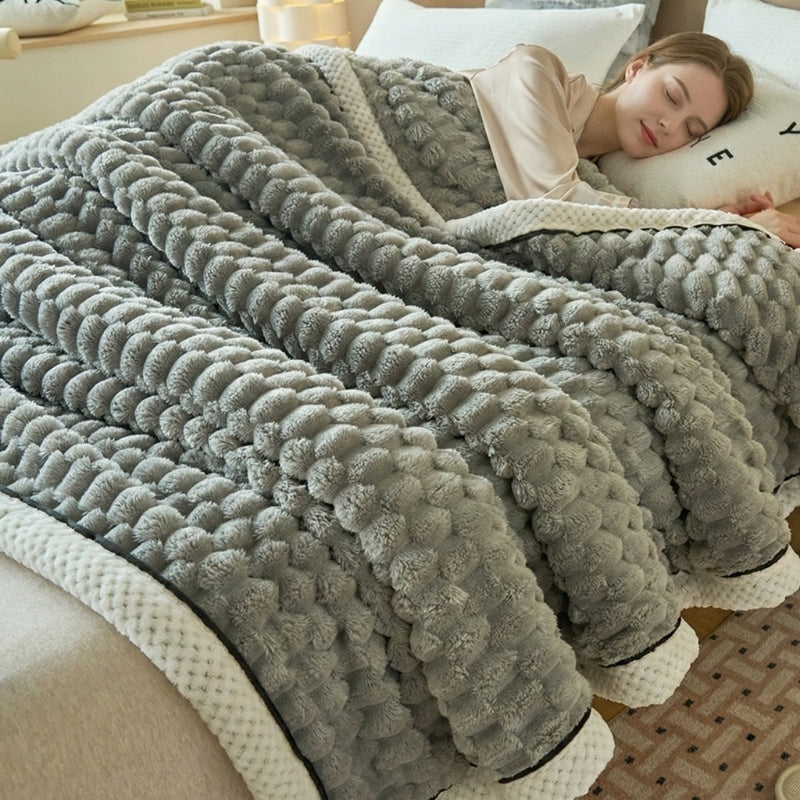 Weighted Blanket Chunky Double-layer | Bed & Sofa Throw