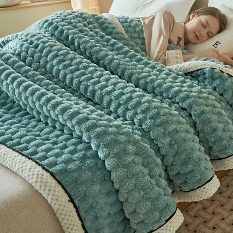 Weighted Blanket Chunky Double-layer | Bed & Sofa Throw