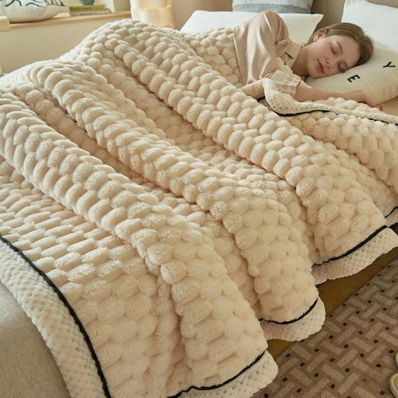 Weighted Blanket Chunky Double-layer | Bed & Sofa Throw