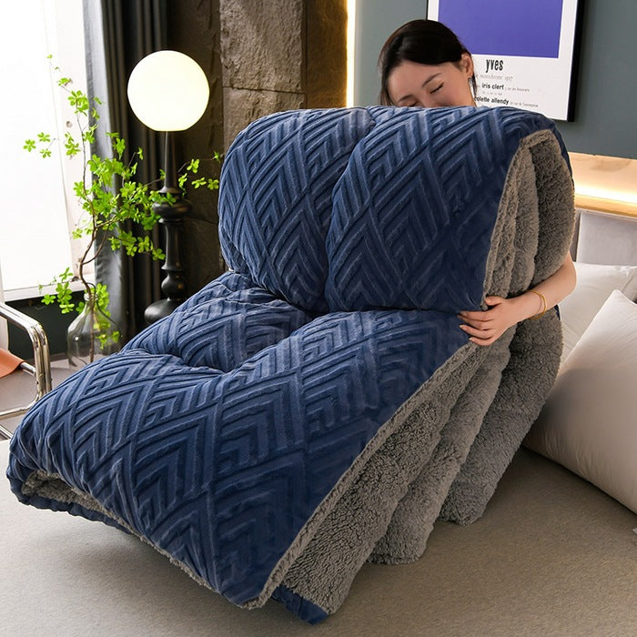 Weighted Blanket Fleece Bed | Warm