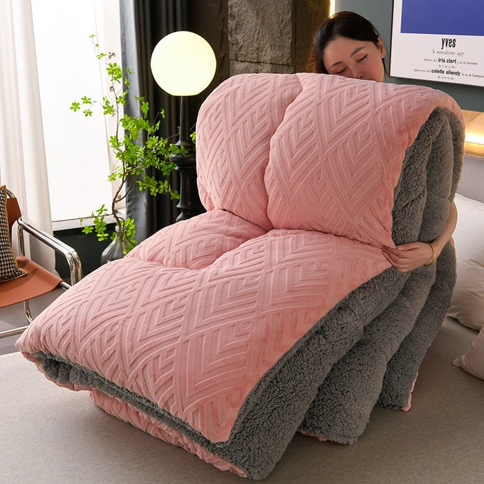 Weighted Blanket Fleece Bed | Warm