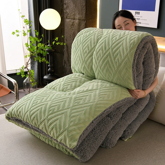 Weighted Blanket Fleece Bed | Warm