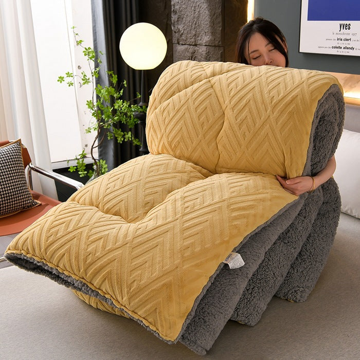 Weighted Blanket Fleece Bed | Warm