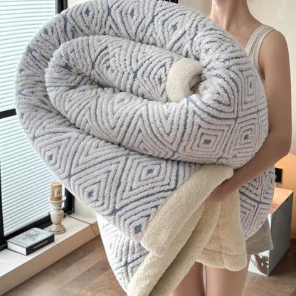 Weighted Blankets Fleece Bed | Diamond Pattern