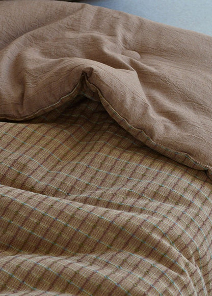 Weighted Blankets Gingham Bed | Retro Check
