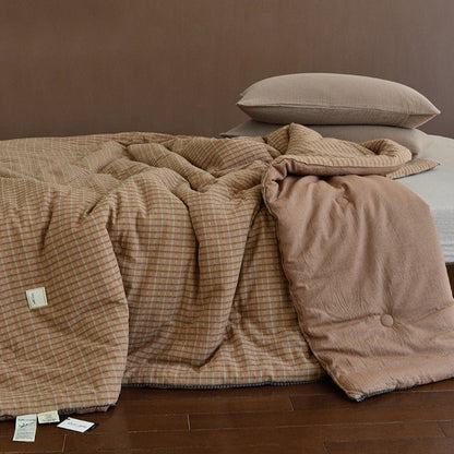 Weighted Blankets Gingham Bed | Retro Check