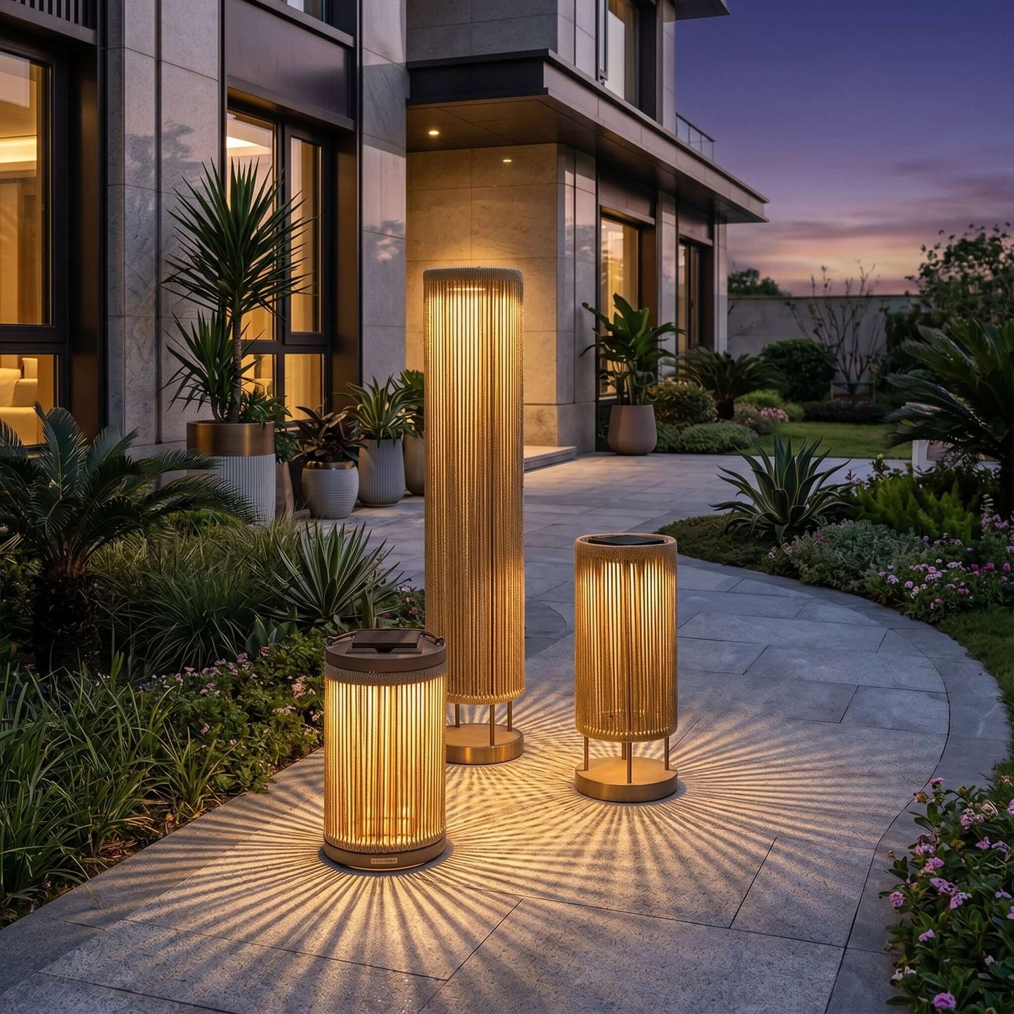 Zuneli Solar Floor Lamp