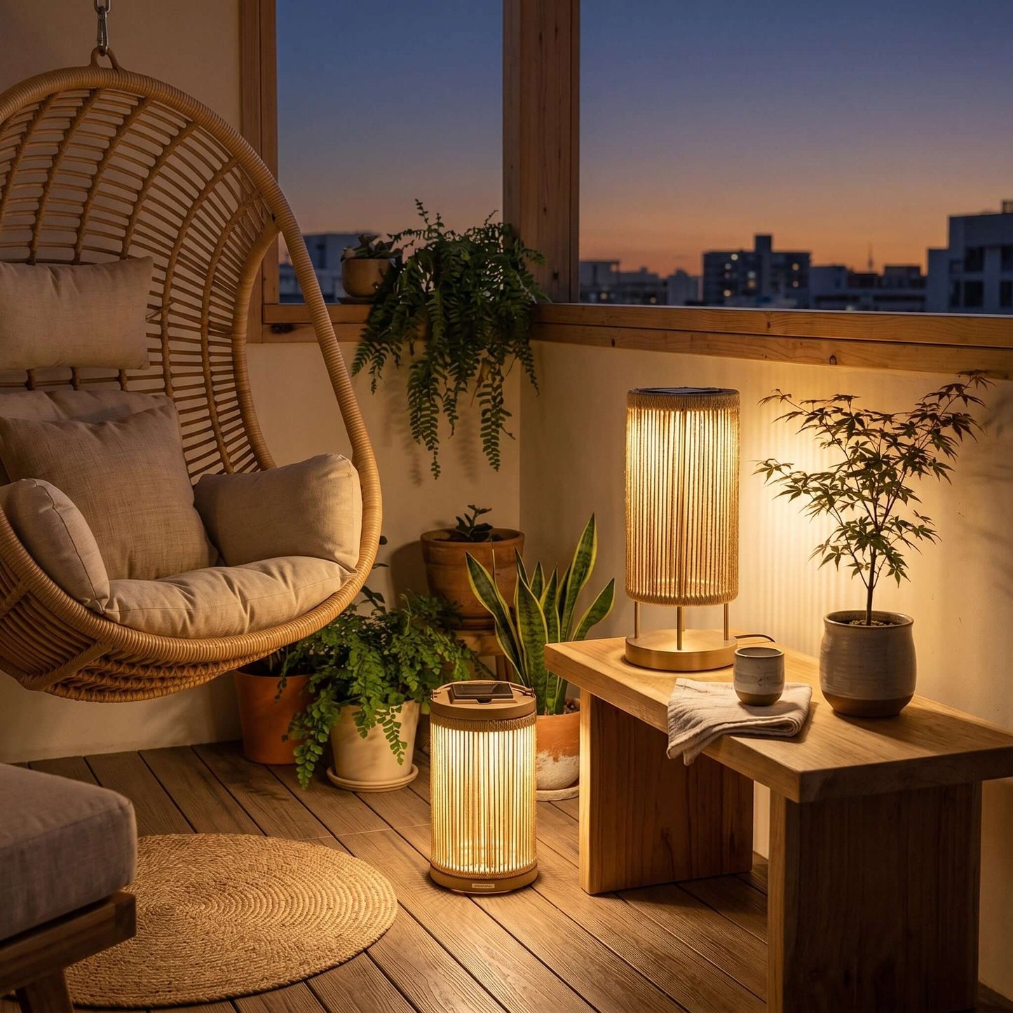 Zuneli Solar Floor Lamp
