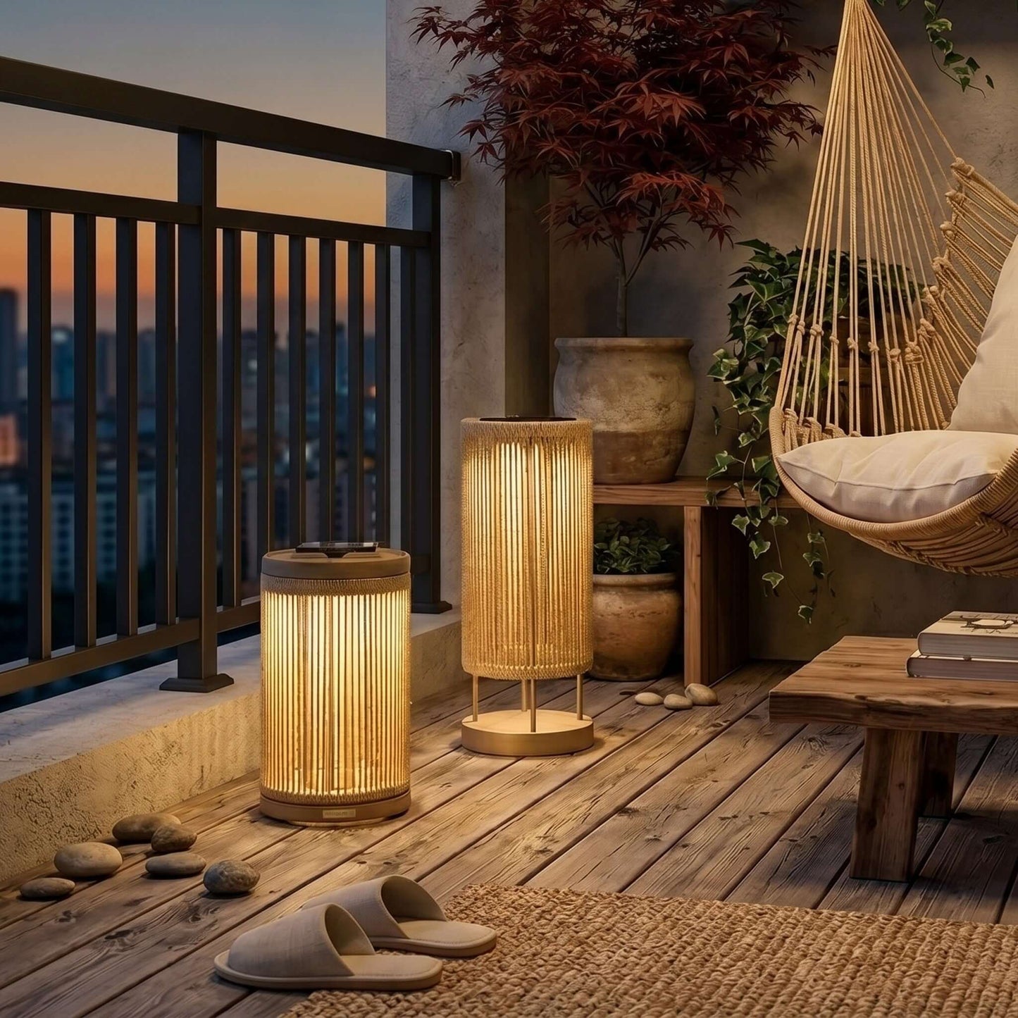 Zuneli Solar Floor Lamp