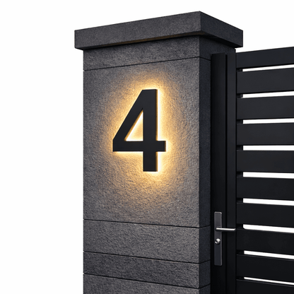 ADDRGLOW – Customizable LED House Numbers for Modern Homes