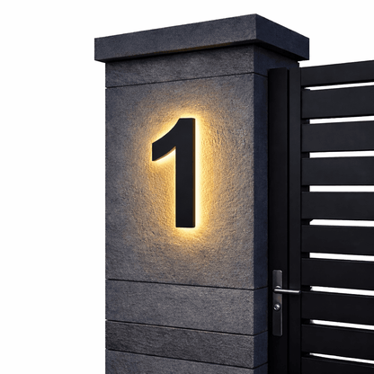ADDRGLOW – Customizable LED House Numbers for Modern Homes