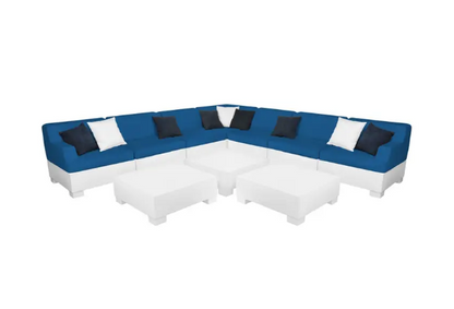 Affinity 10 Piece L-Shape Outdoor Sectional