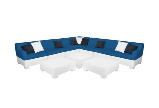 Affinity 10 Piece L-Shape Outdoor Sectional