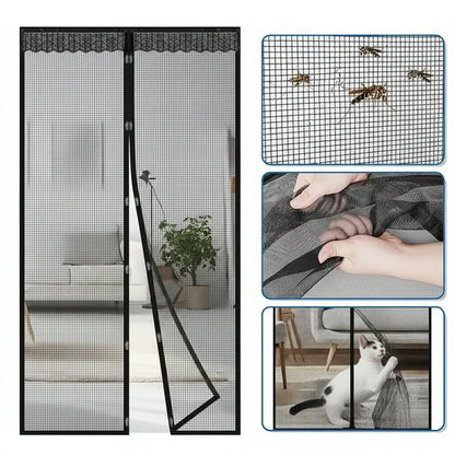 AIRMERA – Hands-Free Magnetic Door Curtain for Mosquito Protection