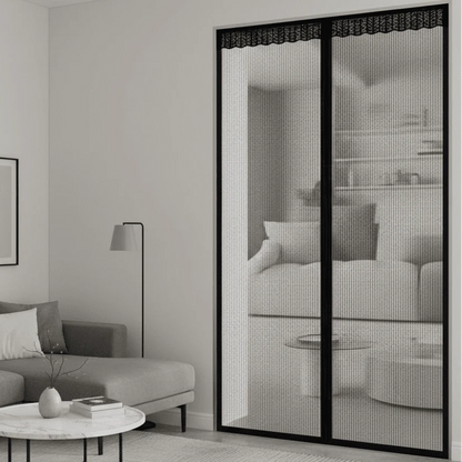 AIRMERA – Hands-Free Magnetic Door Curtain for Mosquito Protection