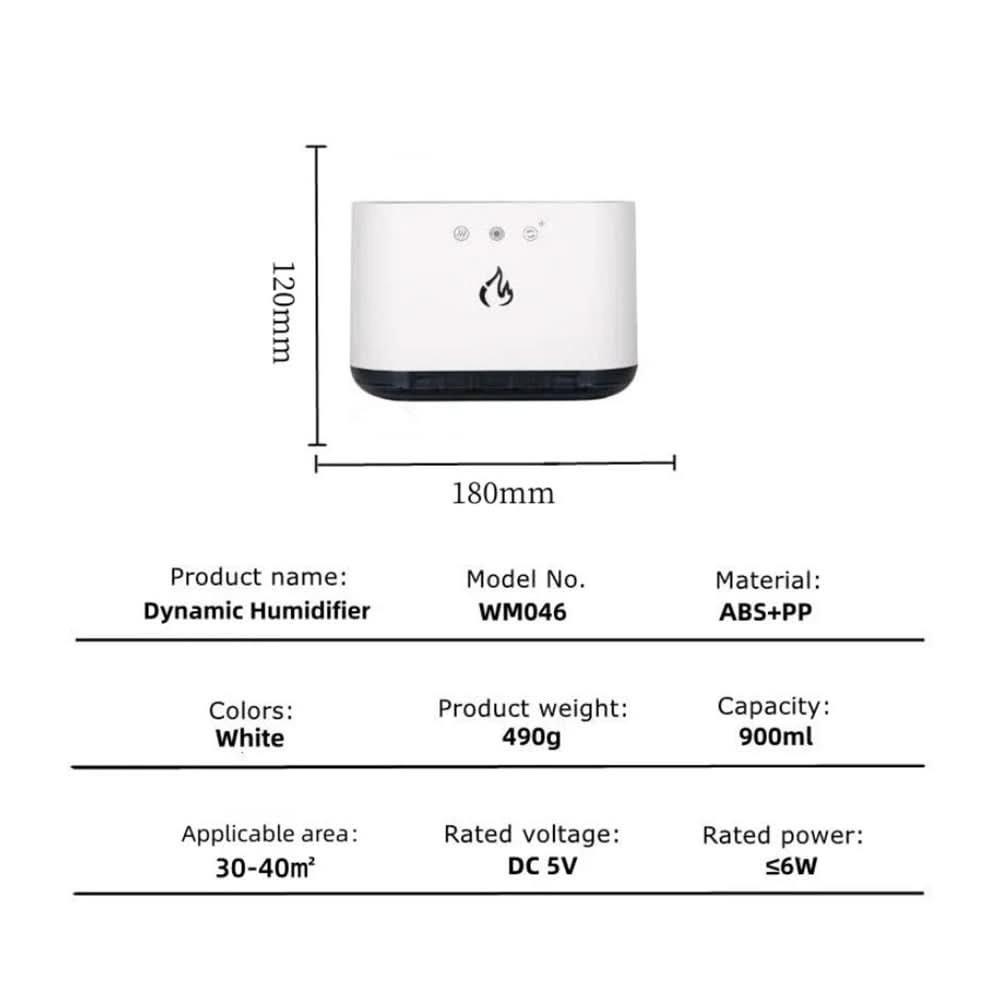 Airmist Pro – Ultrasonic Humidifier with LED Light & 6 Nozzles