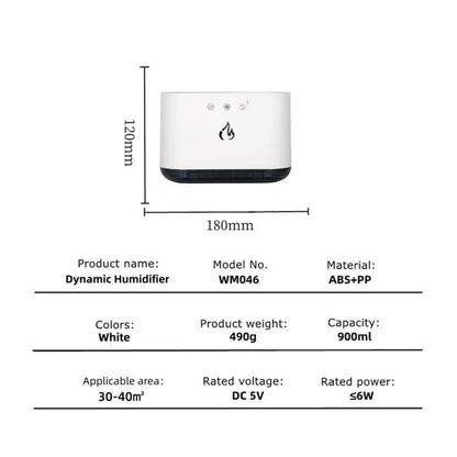 Airmist Pro – Ultrasonic Humidifier with LED Light & 6 Nozzles