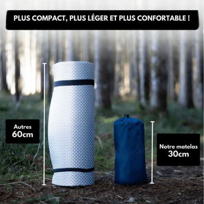 Lumyhome | Inflatable Camping Mattress with Foot Pump & Built-In Pillow
