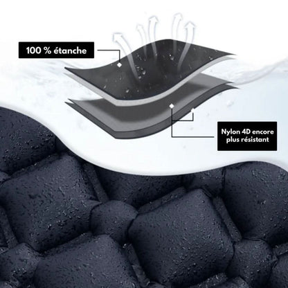 Lumyhome | Inflatable Camping Mattress with Foot Pump & Built-In Pillow