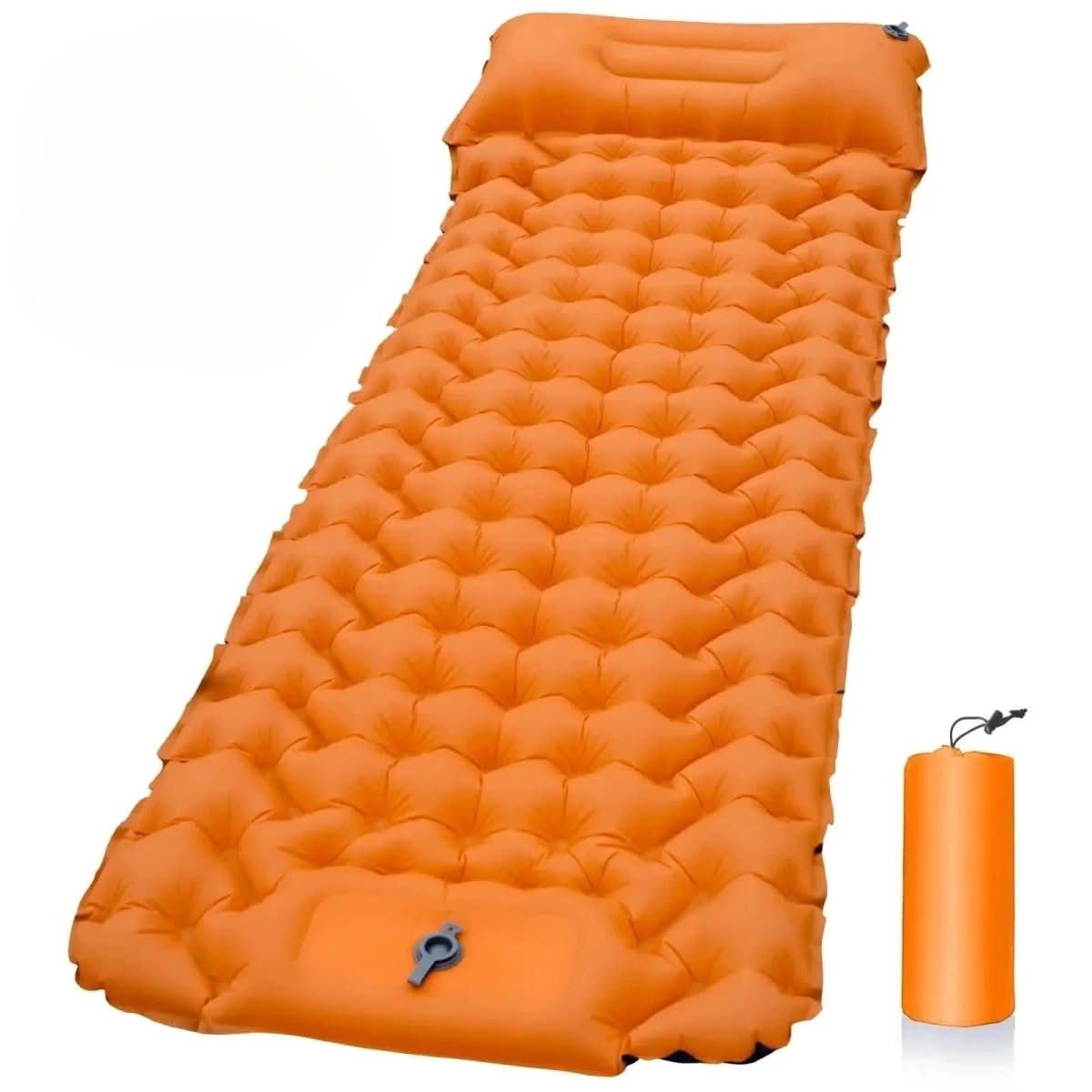 Lumyhome | Inflatable Camping Mattress with Foot Pump & Built-In Pillow