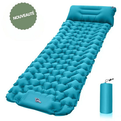Lumyhome | Inflatable Camping Mattress with Foot Pump & Built-In Pillow