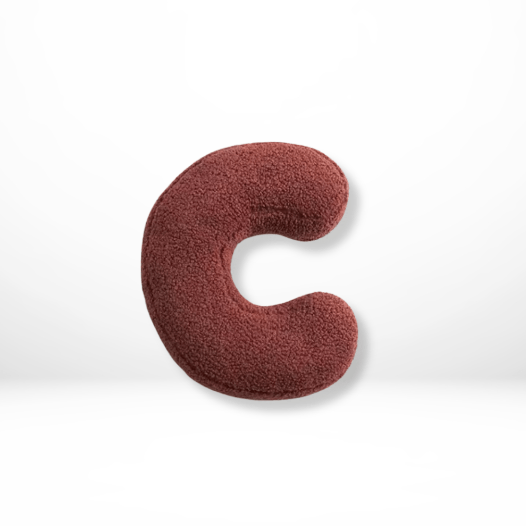 ALPHORA – Velvet Letter Cushion for Personalized Home Decor