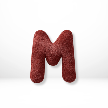 ALPHORA – Velvet Letter Cushion for Personalized Home Decor