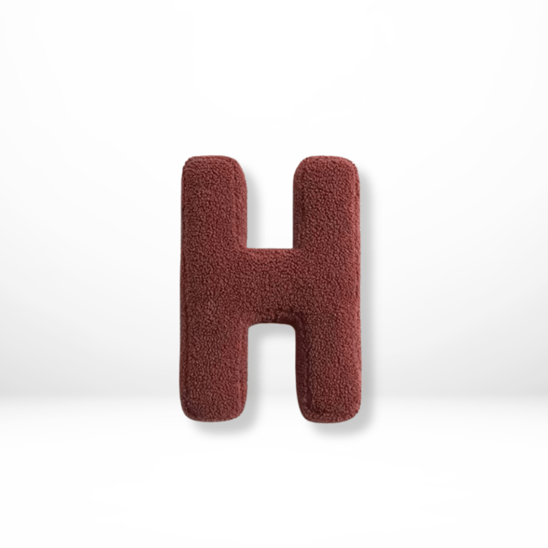 ALPHORA – Velvet Letter Cushion for Personalized Home Decor