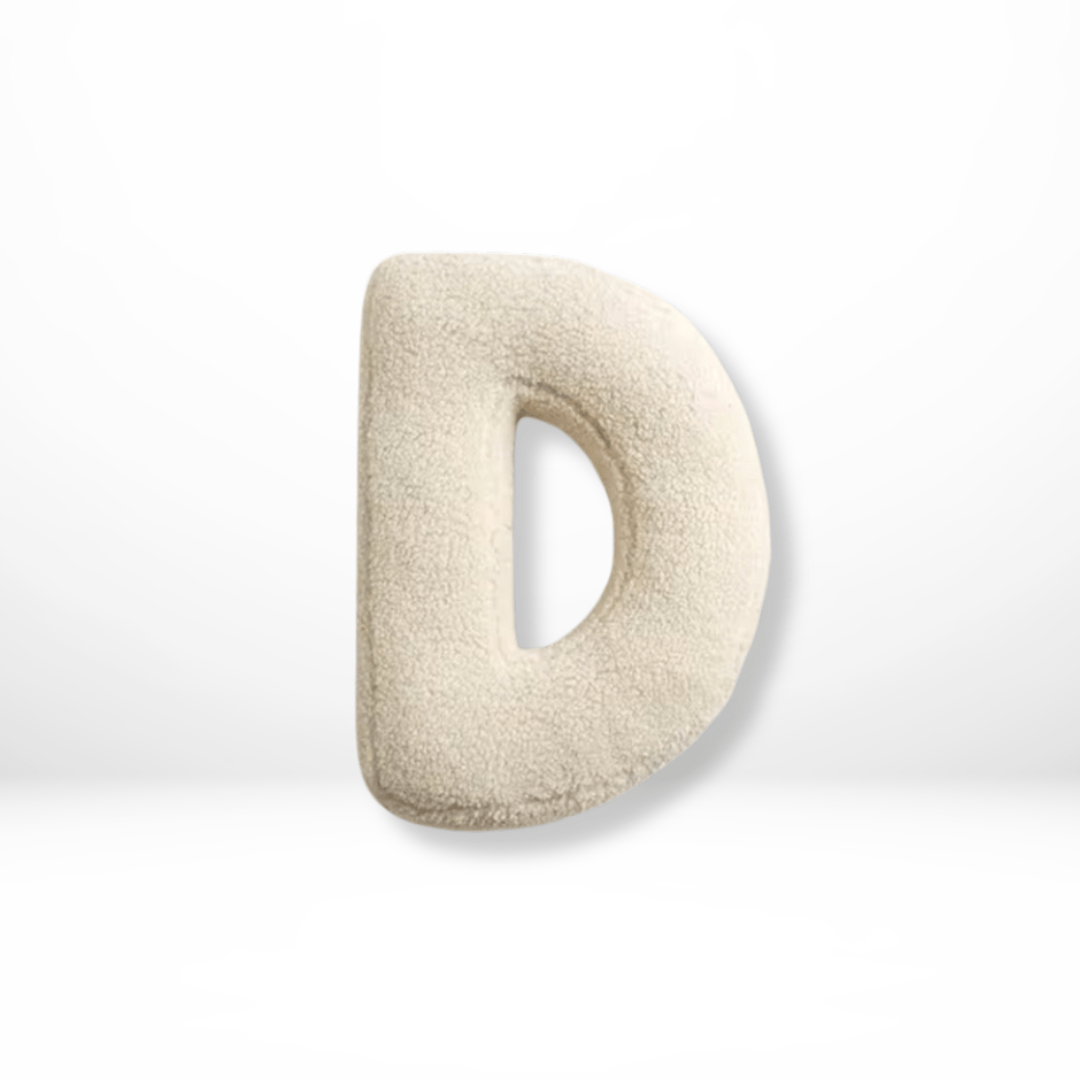 ALPHORA – Velvet Letter Cushion for Personalized Home Decor