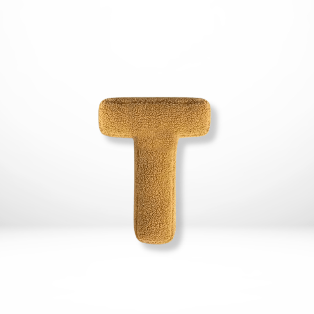 ALPHORA – Velvet Letter Cushion for Personalized Home Decor