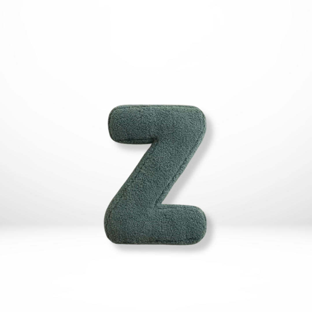 ALPHORA – Velvet Letter Cushion for Personalized Home Decor