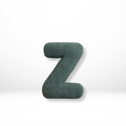 ALPHORA – Velvet Letter Cushion for Personalized Home Decor