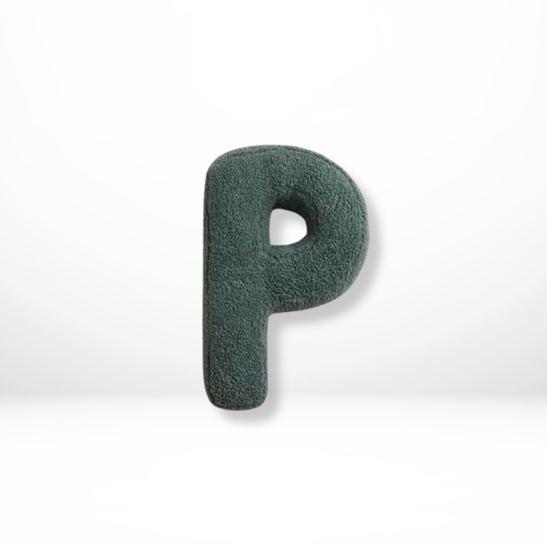 ALPHORA – Velvet Letter Cushion for Personalized Home Decor