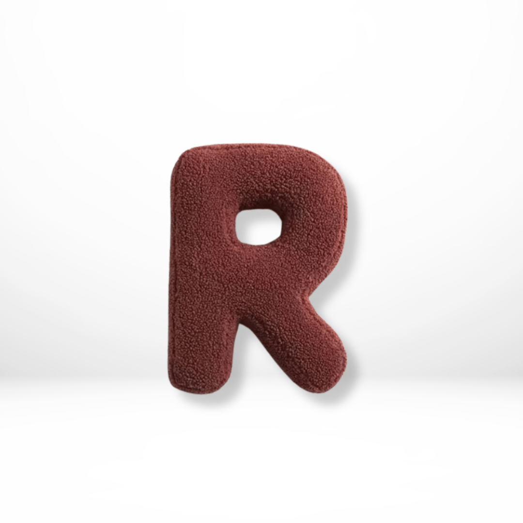 ALPHORA – Velvet Letter Cushion for Personalized Home Decor