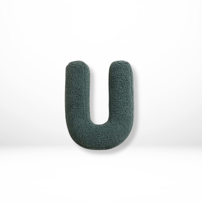 ALPHORA – Velvet Letter Cushion for Personalized Home Decor