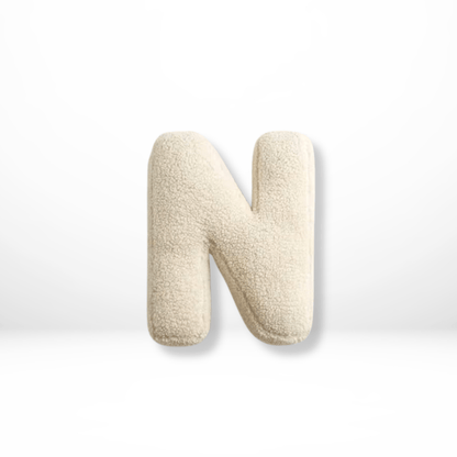 ALPHORA – Velvet Letter Cushion for Personalized Home Decor