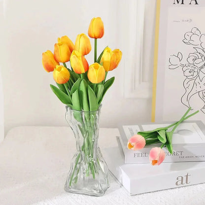 AMBIATULIP – Real Touch Artificial Tulips for Calm, Elegant Decor