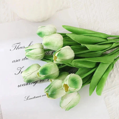 AMBIATULIP – Real Touch Artificial Tulips for Calm, Elegant Decor