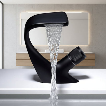 AQUACASCADE – Luxury Waterfall Basin Mixer for Modern Bathrooms