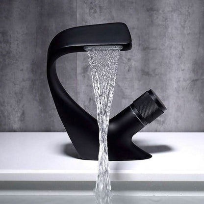 AQUACASCADE – Luxury Waterfall Basin Mixer for Modern Bathrooms