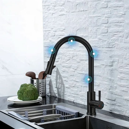 AQUATOUCH – Smart Sensor Kitchen Faucet with Pull-Out Design