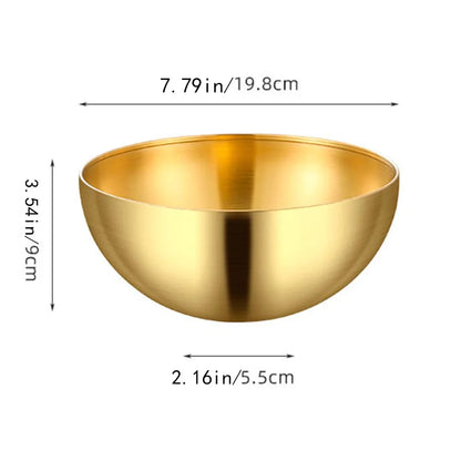 AURABOWL – Elegant Stainless Steel Serving Bowl for Everyday Dining