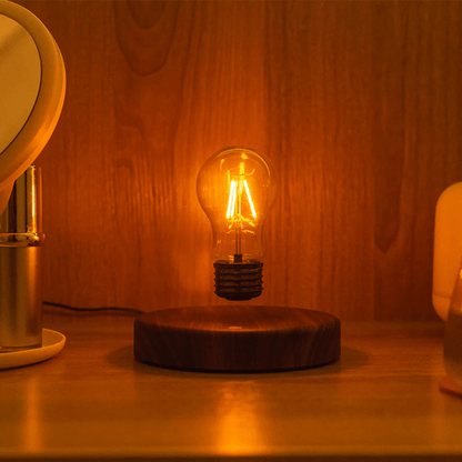LumiGlide Floating LED Bulb | Magnetic levitation light with touch control for modern spaces