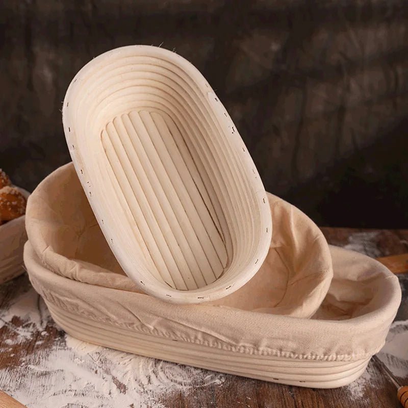 BAKEHAVEN – Handmade Rattan Proofing Basket for Perfect Dough Rise and Texture