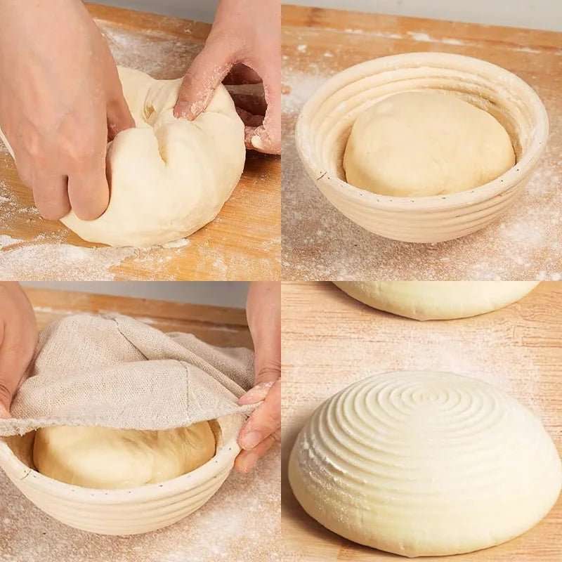 BAKEHAVEN – Handmade Rattan Proofing Basket for Perfect Dough Rise and Texture