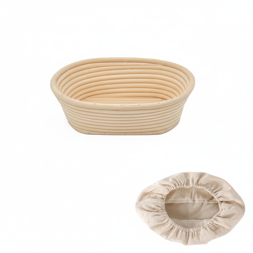 BAKEHAVEN – Handmade Rattan Proofing Basket for Perfect Dough Rise and Texture