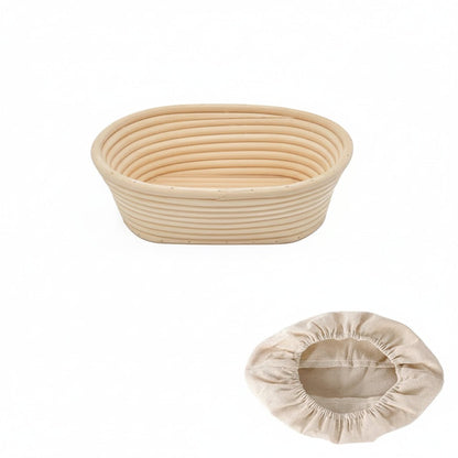 BAKEHAVEN – Handmade Rattan Proofing Basket for Perfect Dough Rise and Texture