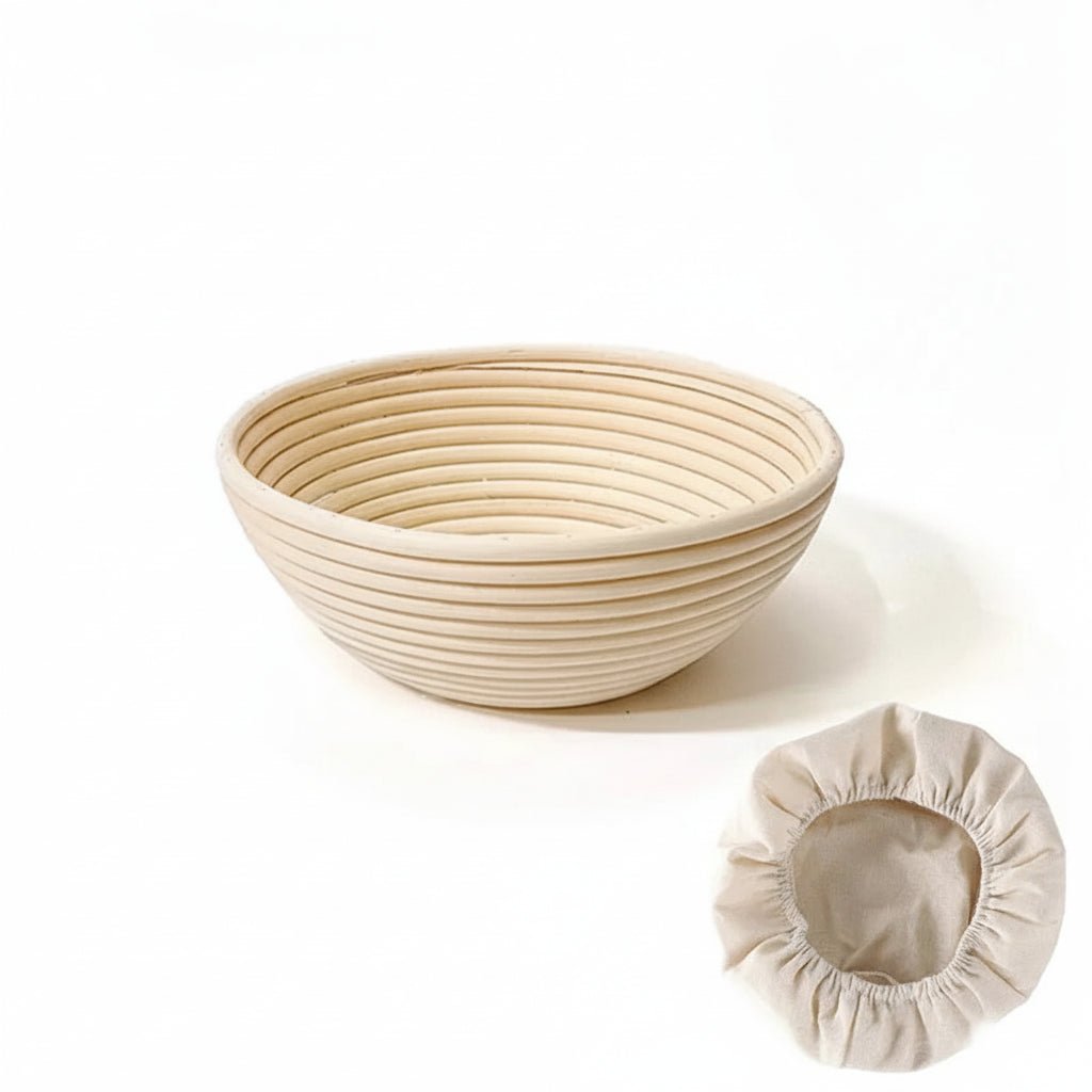 BAKEHAVEN – Handmade Rattan Proofing Basket for Perfect Dough Rise and Texture