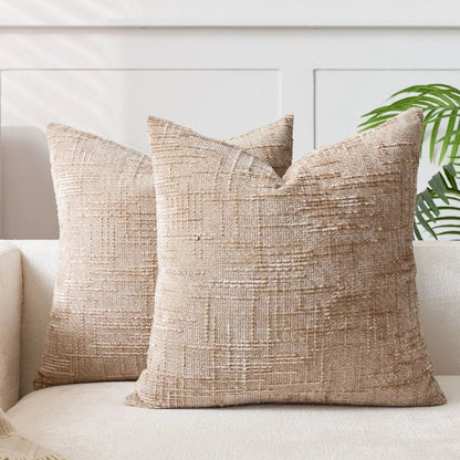 BAMBOCHEN – Chenille Decorative Throw Pillow with Bamboo Texture