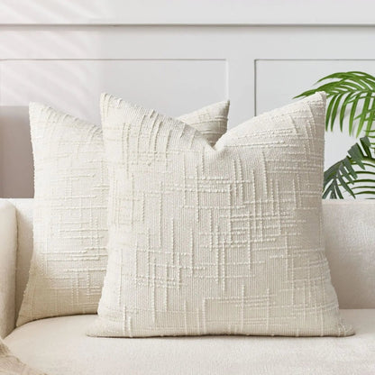 BAMBOCHEN – Chenille Decorative Throw Pillow with Bamboo Texture